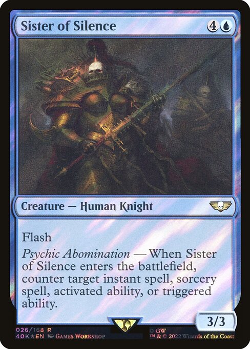 Sister of Silence (26★) [Warhammer 40,000 Commander]