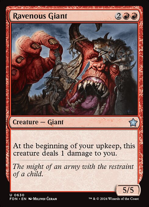 Ravenous Giant (630) [Foundations]