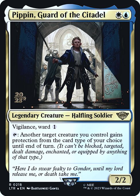 Pippin, Guard of the Citadel (218s) [Tales of Middle-earth Promos]