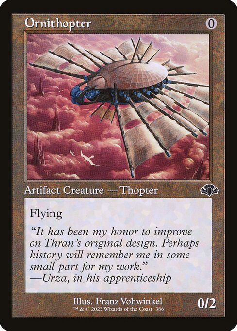 Ornithopter (386) [Dominaria Remastered]