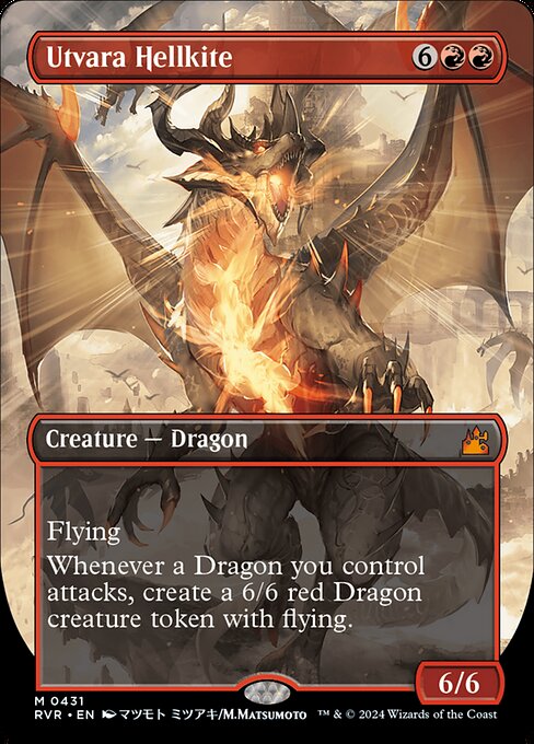 Utvara Hellkite (431) [Ravnica Remastered] [Borderless]