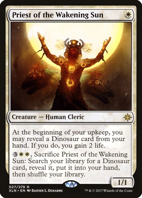 Priest of the Wakening Sun (27) [Ixalan]