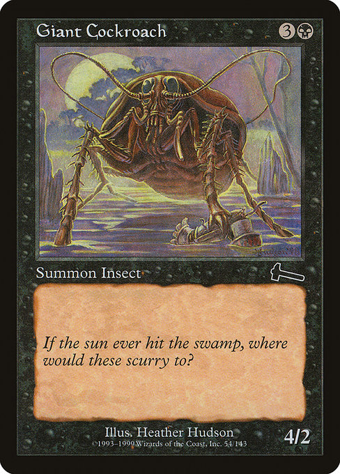 Giant Cockroach (54) [Urza's Legacy]