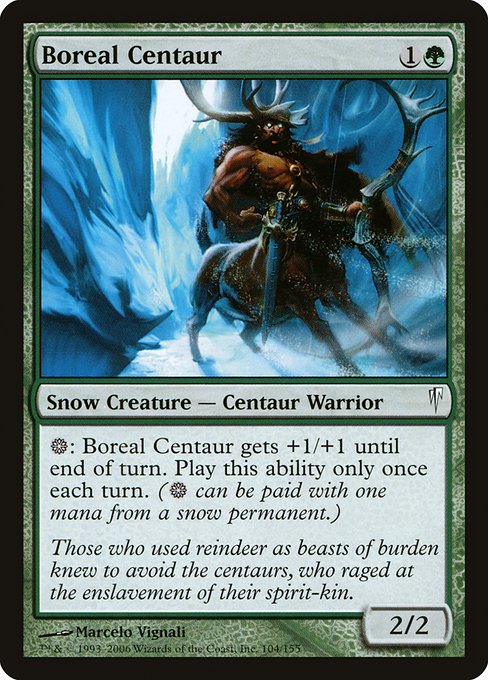 Boreal Centaur (104) [Coldsnap]