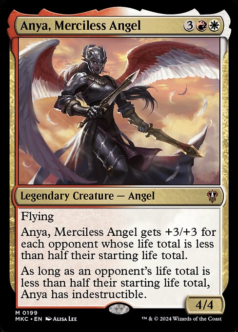 Anya, Merciless Angel (199) [Murders at Karlov Manor Commander]