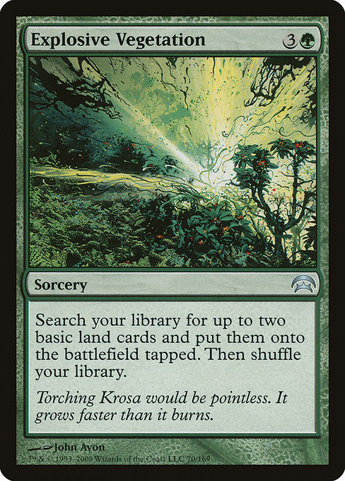 Explosive Vegetation (70) [Planechase]