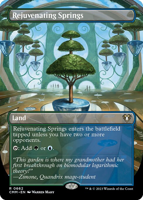 Rejuvenating Springs (662) [Commander Masters] [Borderless]