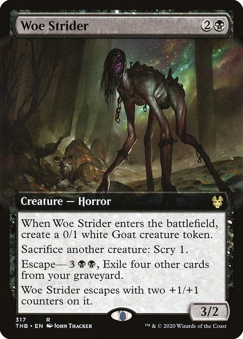 Woe Strider (317) [Theros Beyond Death] [Extended Art]