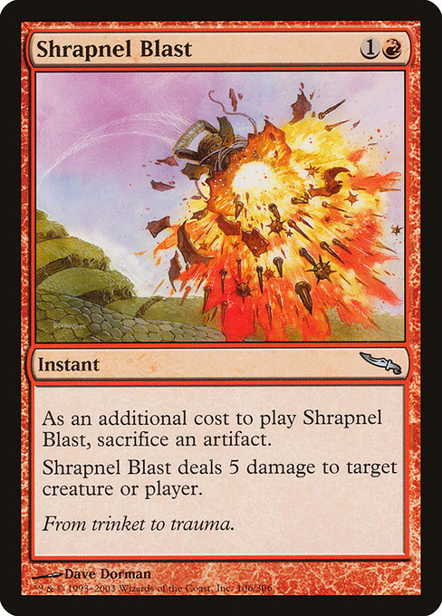 Shrapnel Blast (106) [Mirrodin]