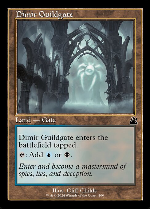 Dimir Guildgate (400) [Ravnica Remastered]