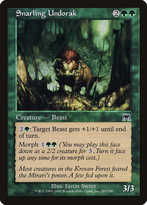 Snarling Undorak (283) [Onslaught]