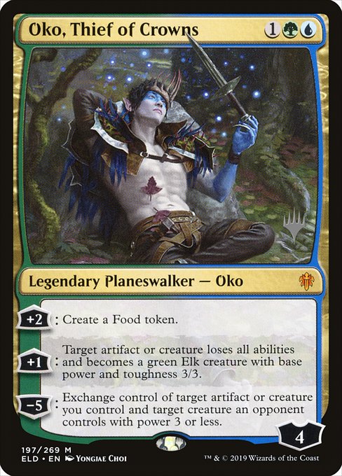Oko, Thief of Crowns (197p) [Throne of Eldraine Promos]