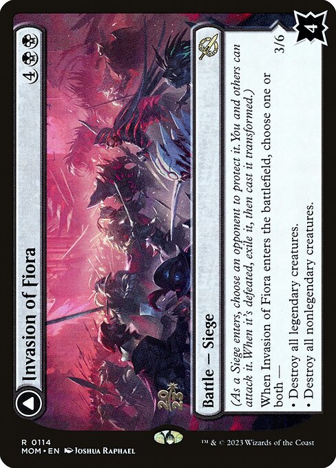 Invasion of Fiora // Marchesa, Resolute Monarch (114s) [March of the Machine Promos]