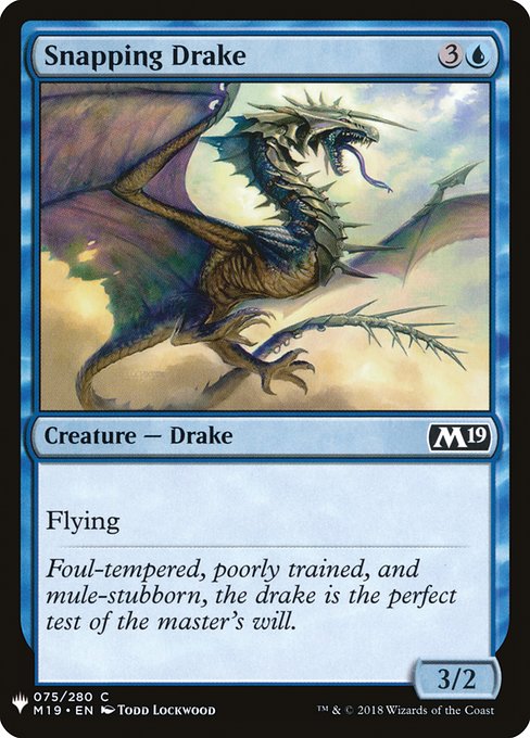 Snapping Drake (M19-75) [The List]