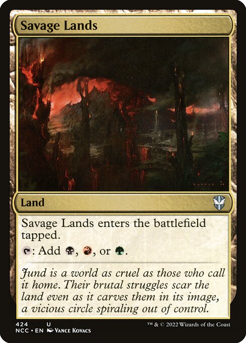Savage Lands (424) [New Capenna Commander]