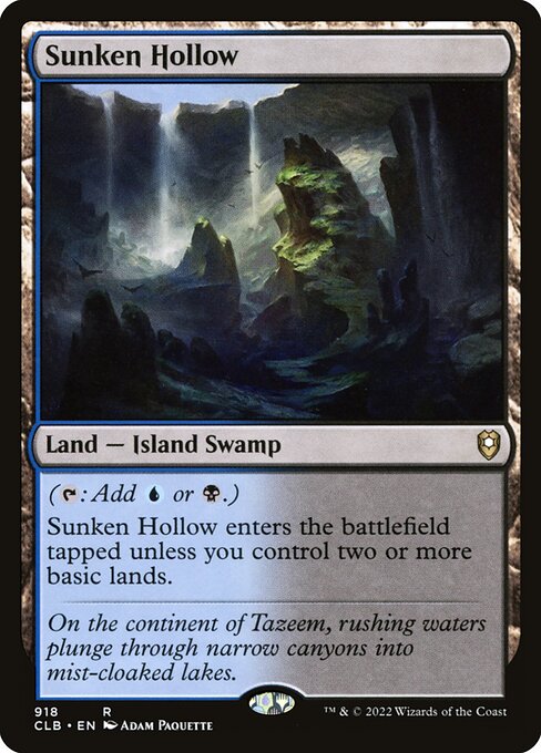 Sunken Hollow (918) [Commander Legends: Battle for Baldur's Gate]
