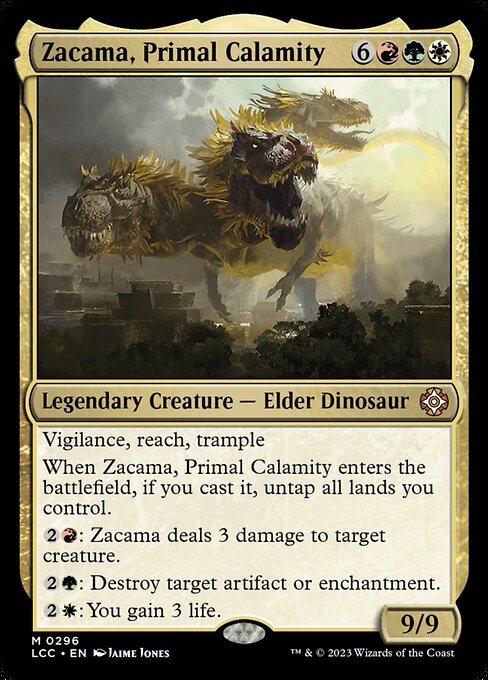 Zacama, Primal Calamity (296) [The Lost Caverns of Ixalan Commander]