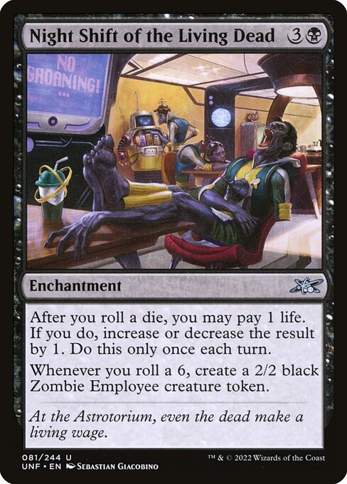 Night Shift of the Living Dead (81) [Unfinity]