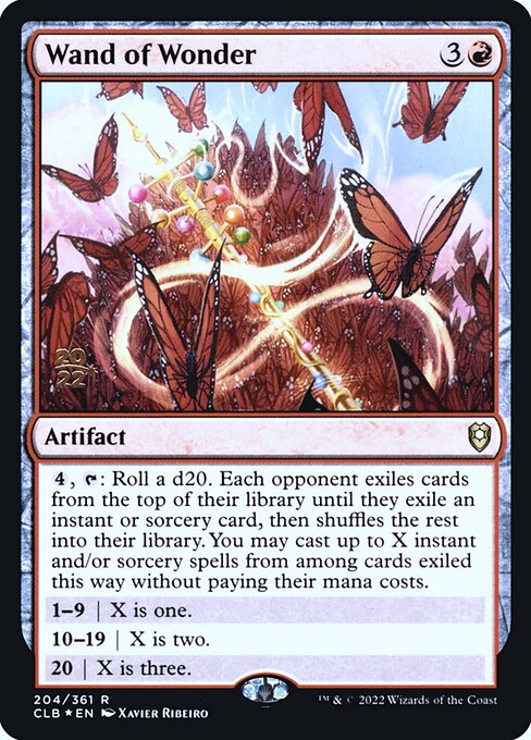 Wand of Wonder (204s) [Battle for Baldur's Gate Promos]