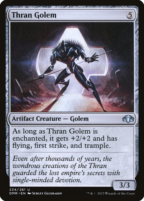Thran Golem (234) [Dominaria Remastered]