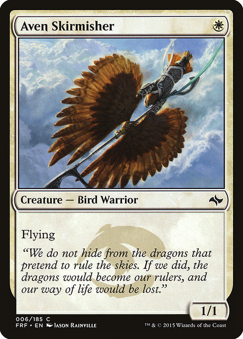 Aven Skirmisher (6) [Fate Reforged]