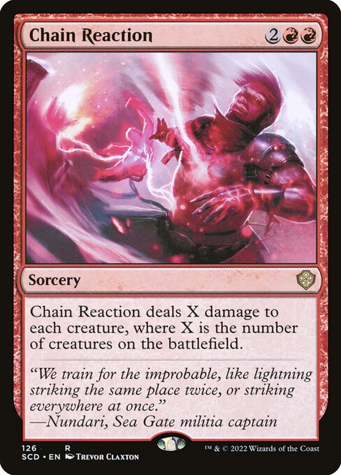 Chain Reaction (126) [Starter Commander Decks]