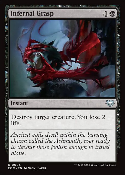 Infernal Grasp (84) [Edge of Eternities Commander]