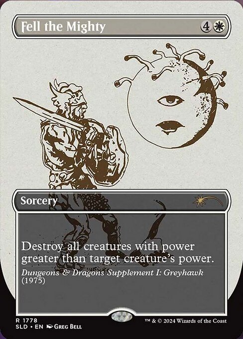 Fell the Mighty (1778) [Secret Lair Drop]