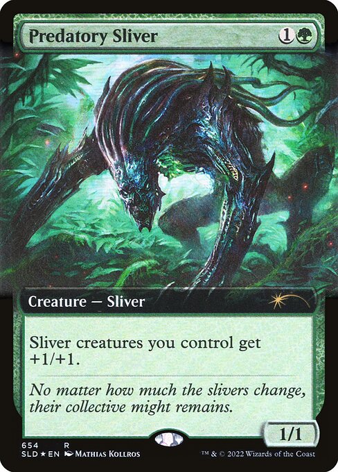 Predatory Sliver (654) [Secret Lair Drop] [Extended Art]