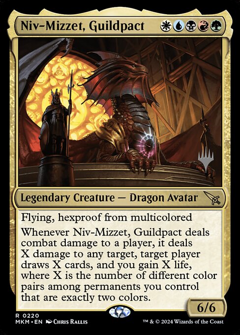 Niv-Mizzet, Guildpact (220p) [Murders at Karlov Manor Promos]