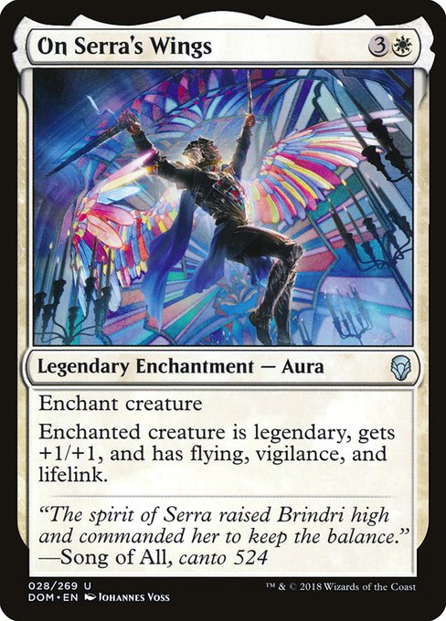 On Serra's Wings (28) [Dominaria]