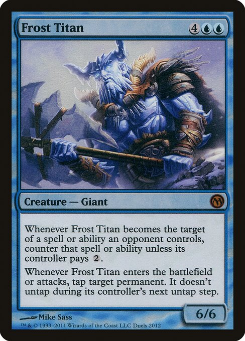 Frost Titan (1) [Duels of the Planeswalkers 2012 Promos]