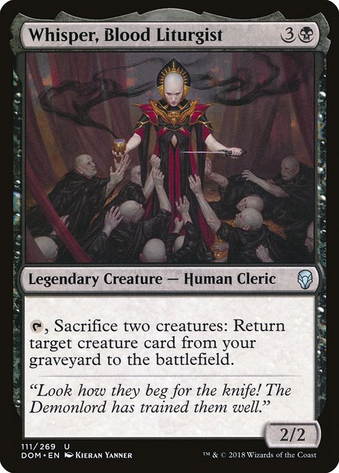 Whisper, Blood Liturgist (111) [Dominaria]