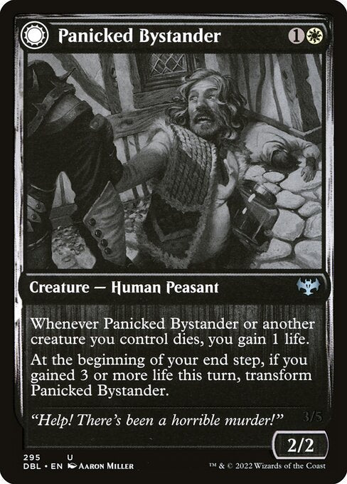 Panicked Bystander // Cackling Culprit (295) [Innistrad: Double Feature]