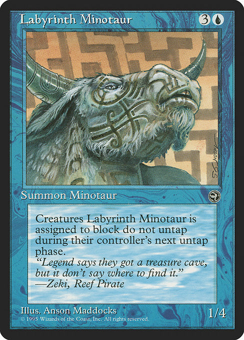 Labyrinth Minotaur (30b) [Homelands]