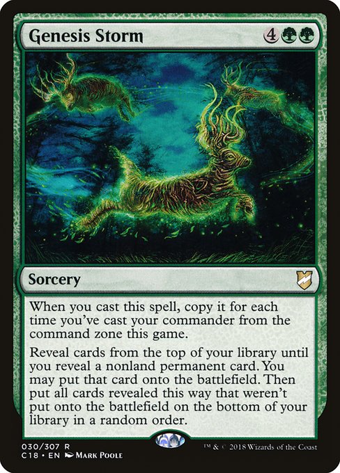 Genesis Storm (30) [Commander 2018]