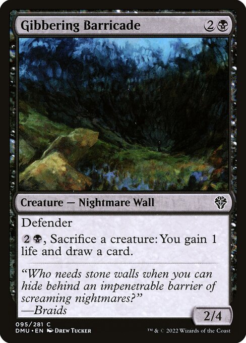 Gibbering Barricade (95) [Dominaria United]