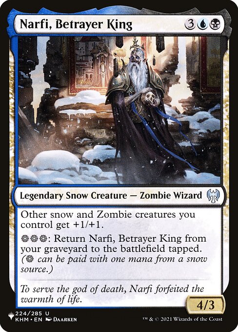 Narfi, Betrayer King (KHM-224) [The List]