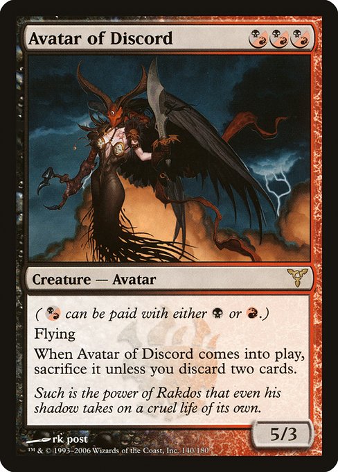 Avatar of Discord (140) [Dissension]