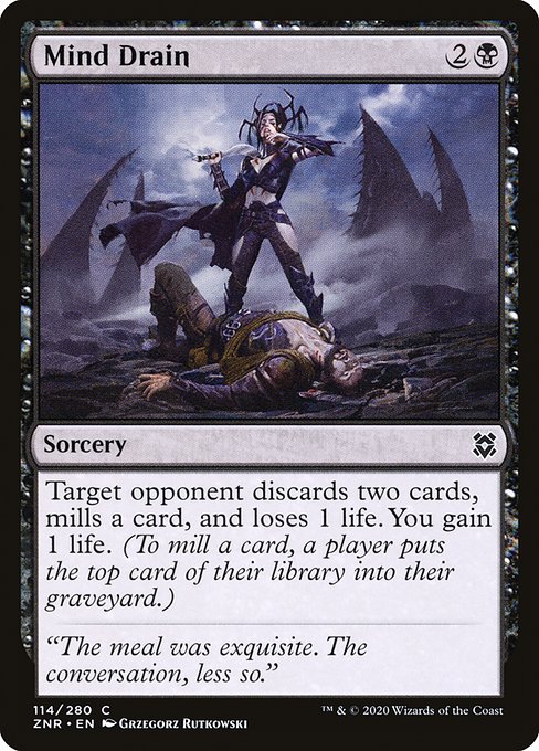 Mind Drain (114) [Zendikar Rising]