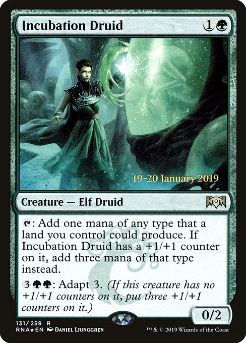 Incubation Druid (131s) [Ravnica Allegiance Promos]