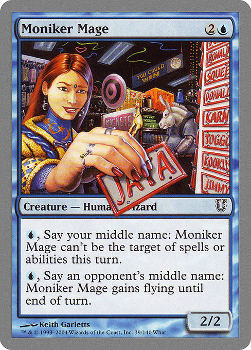 Moniker Mage (39) [Unhinged]