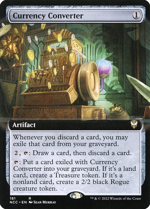 Currency Converter (181) [New Capenna Commander] [Extended Art]