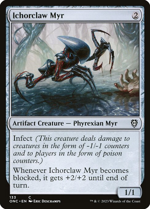Ichorclaw Myr (133) [Phyrexia: All Will Be One Commander]