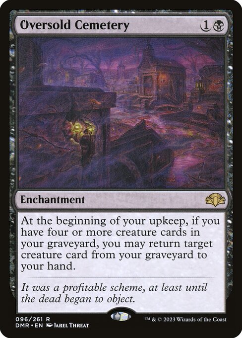 Oversold Cemetery (96) [Dominaria Remastered]