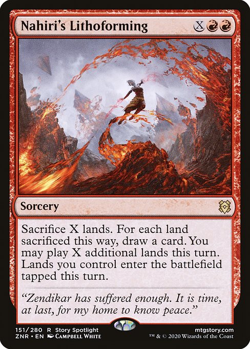 Nahiri's Lithoforming (151) [Zendikar Rising]