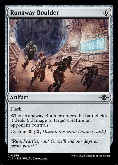 Runaway Boulder (259) [The Lost Caverns of Ixalan]