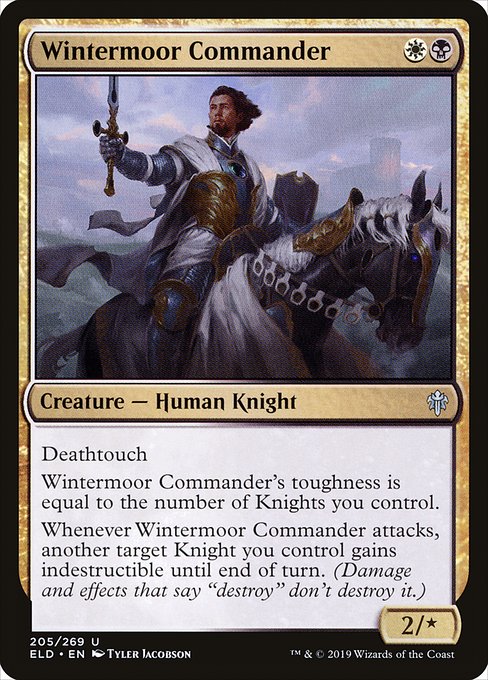 Wintermoor Commander (205) [Throne of Eldraine]