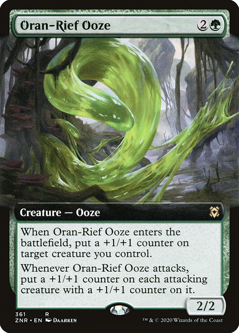 Oran-Rief Ooze (361) [Zendikar Rising] [Extended Art]