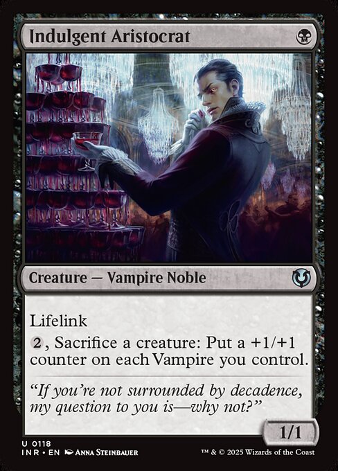 Indulgent Aristocrat (118) [Innistrad Remastered]